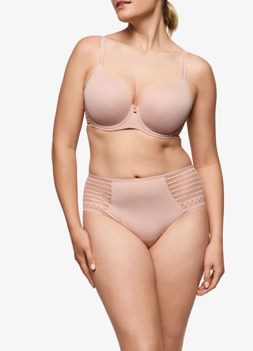 PrimaDonna Twist Side voorgevormde beugel bh - voorkant 3 lichtroze