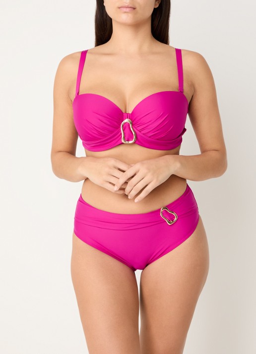 PrimaDonna Uvita voorgevormde bikinitop met beugel - voorkant 6 donkerroze