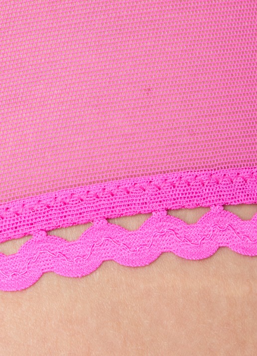 PrimaDonna Vivgirl high waisted shorty van mesh - detail 2 donkerroze