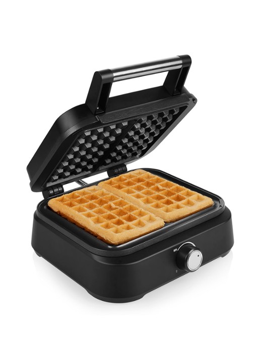 Princess Belgian Deluxe wafelijzer 132398 - voorkant 2 zwart