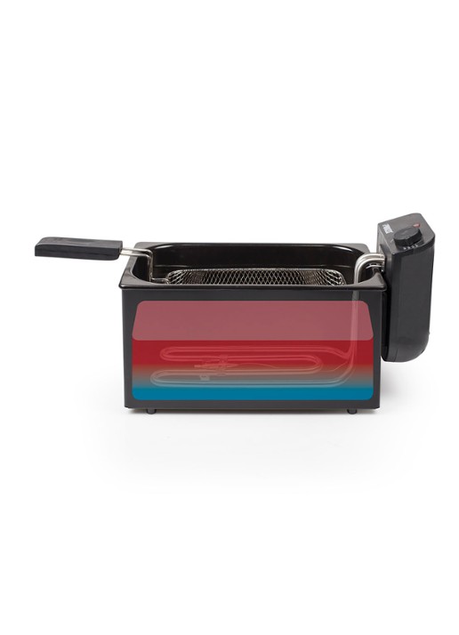 Princess Black friteuse frituurpan 182727 - detail 3 zwart