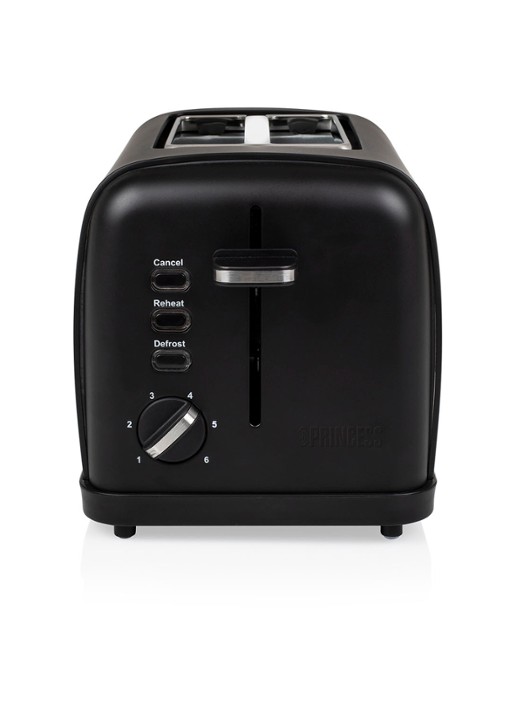 Princess Black Steel broodrooster 2-slots 142396 - detail 5 zwart