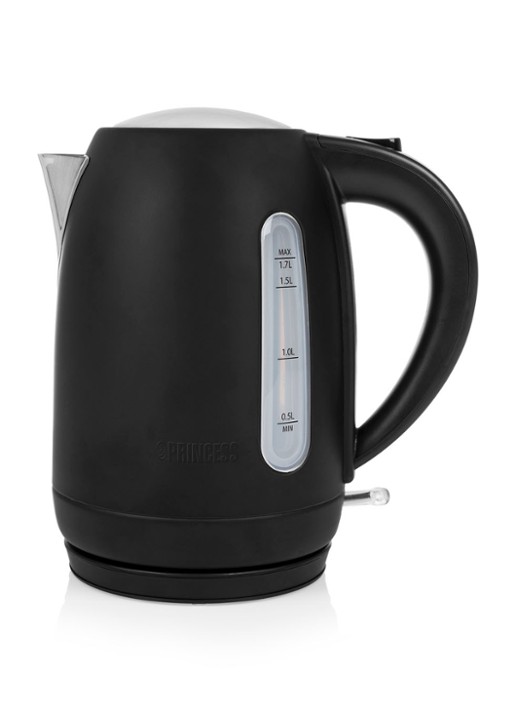 Princess Black Steel waterkoker 1,7 liter 236032