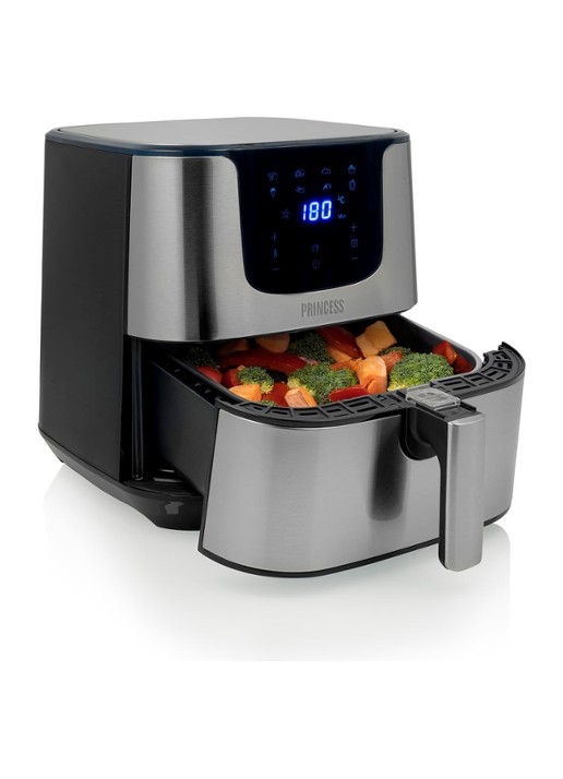 Princess Digital Aerofryer Deluxe XXL airfryer 182060 - detail 5 zilver