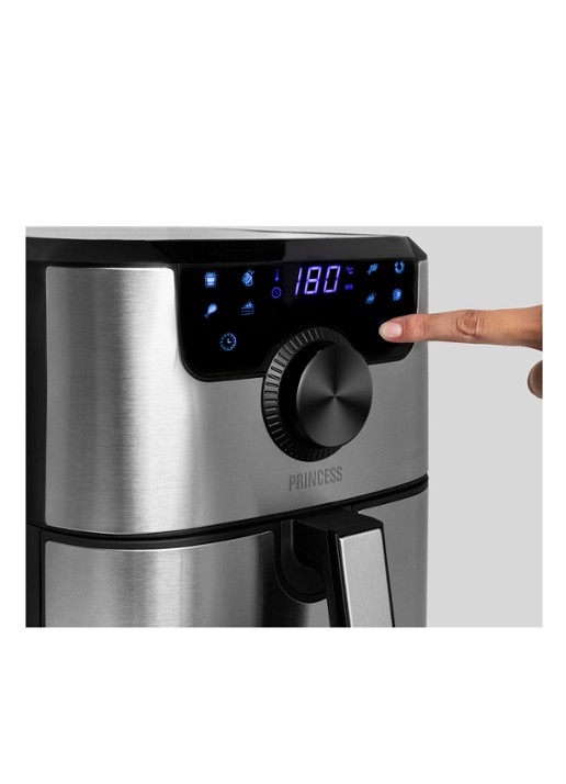 Princess Digitale Aerofryer Deluxe airfryer 182033 - detail 3 zilver