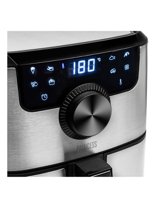 Princess Digitale Aerofryer Deluxe airfryer 182033 - detail 4 zilver