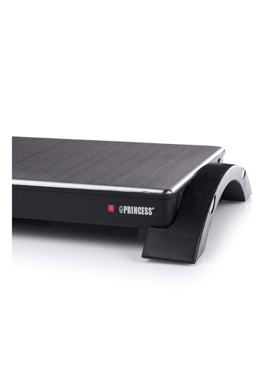 Princess Draadloze warmhoudplaat 312295 - detail zwart