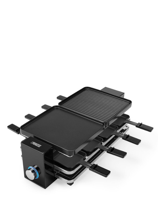Princess Raclette Piano Black 8 gourmetstel 162925 - detail 3 zwart