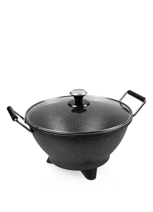 Princess Stir-Fry Elektrische wokpan 40 cm 162389 - voorkant zwart