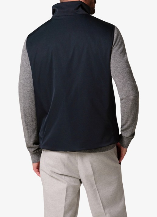 Profuomo Bodywarmer met steekzakken - achterkant 6 donkerblauw