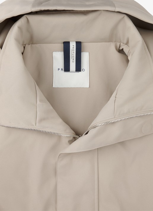 Profuomo Jas met capuchon - detail 6 beige