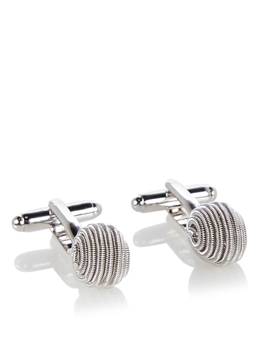 Profuomo Manchetknopen - voorkant 2 zilver
