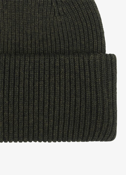 Profuomo Muts in wolblend - detail groen