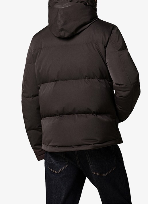 Profuomo Parka met capuchon - achterkant 6 donkerbruin