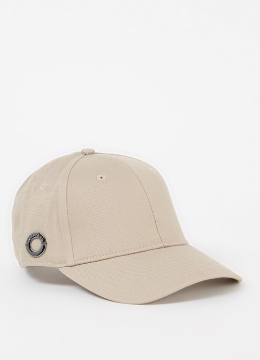 Profuomo Pet met logo - voorkant donkerbeige