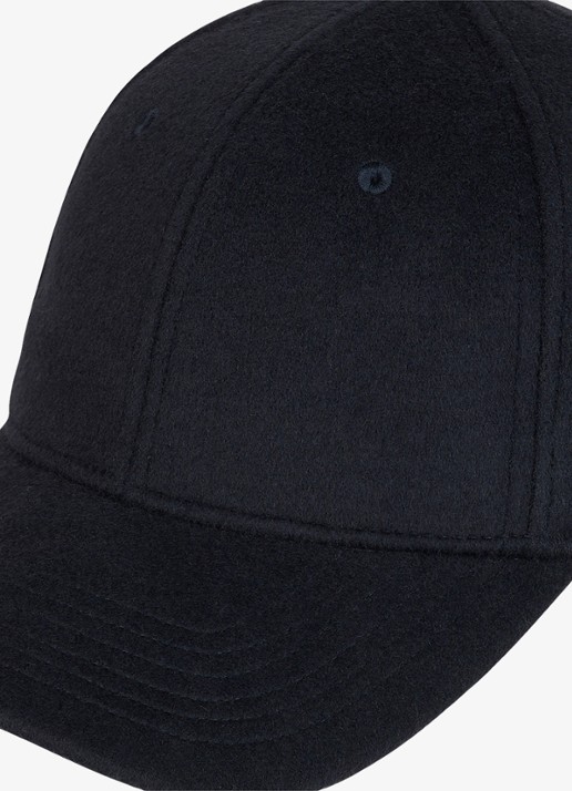 Profuomo Pet van wol - detail 3 donkerblauw