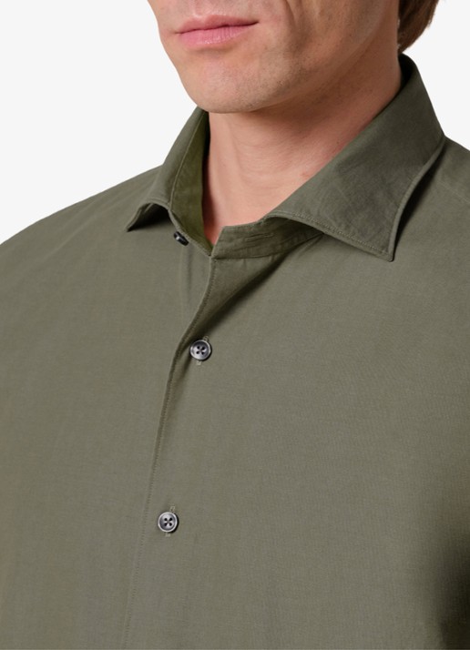 Profuomo Regular fit overhemd - detail 3 groen