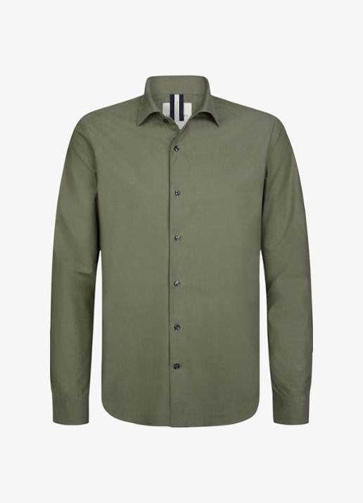 Profuomo Regular fit overhemd - voorkant 6 groen