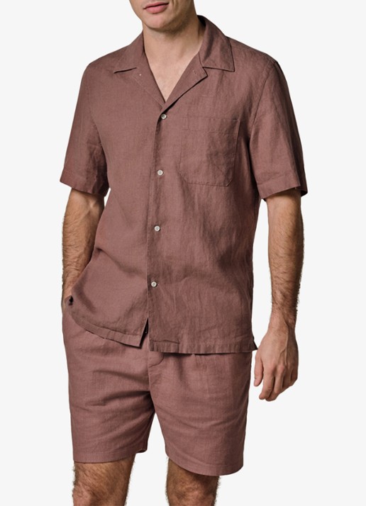 Profuomo Relax fit shirt in linnen