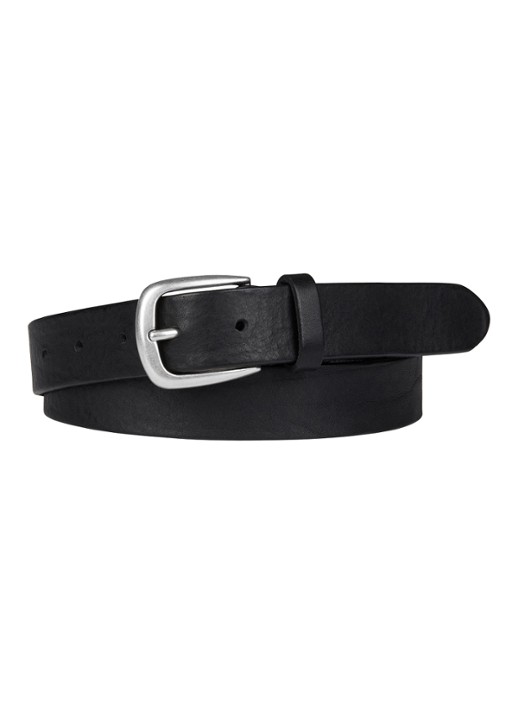 Profuomo Riem van leer - voorkant zwart