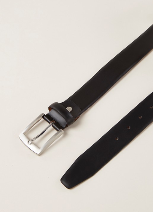 Profuomo Riem van leer - detail zwart