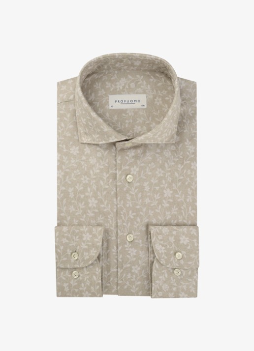 Profuomo Slim fit overhemd met print