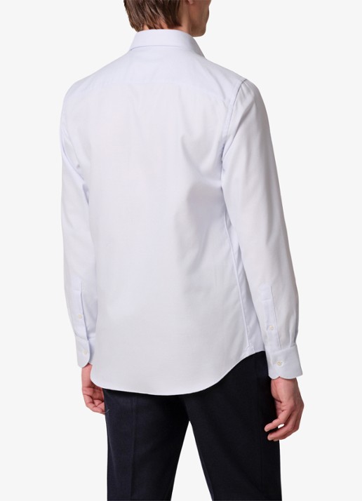 Profuomo Slim fit overhemd - achterkant 3 lichtblauw