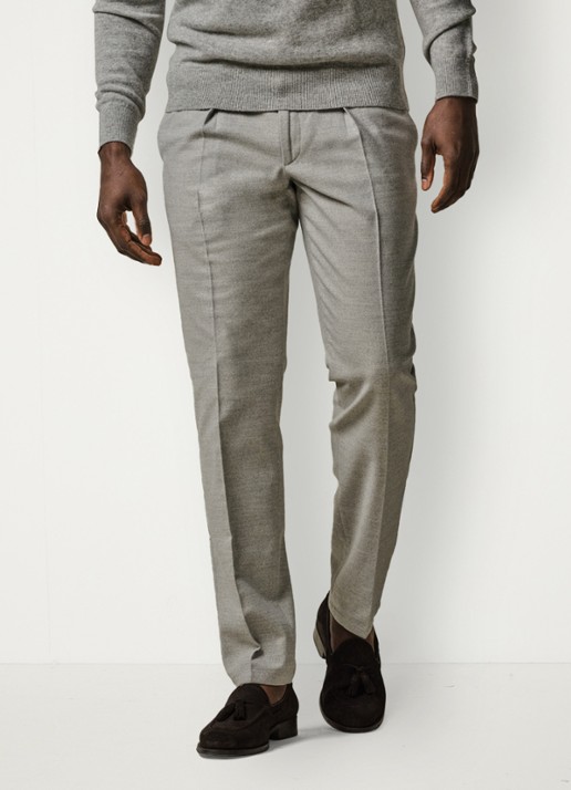 Profuomo Slim fit pantalon met steekzakken