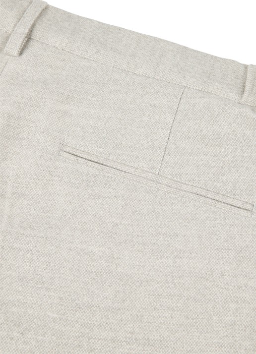Profuomo Slim fit pantalon met steekzakken - detail 6 grijsmele