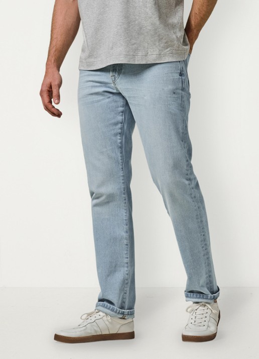 Profuomo Straight leg jeans met steekzakken