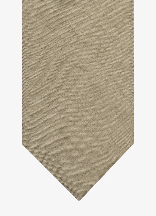 Profuomo Stropdas van zijde - detail beige
