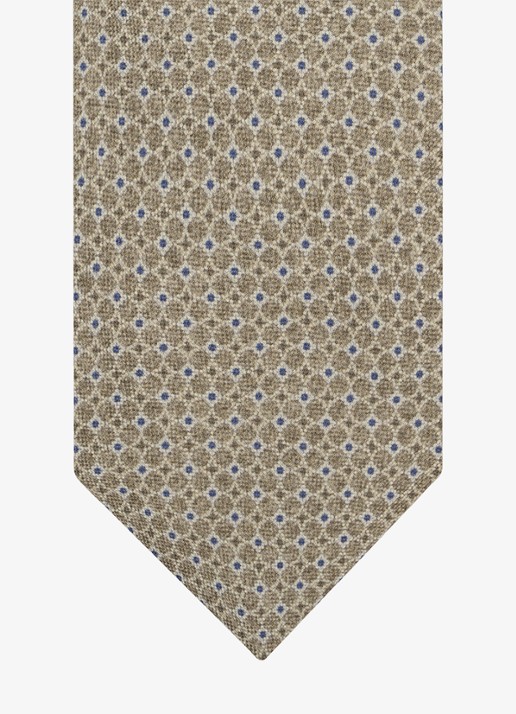 Profuomo Stropdas van zijde - detail 2 beige