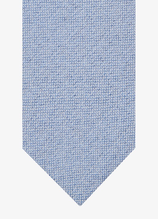 Profuomo Stropdas van zijde - detail lichtblauw