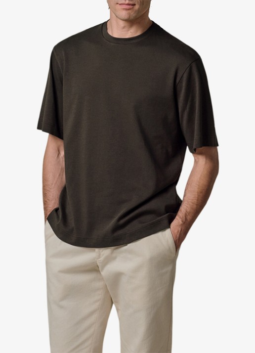 Profuomo T-shirt met ronde hals