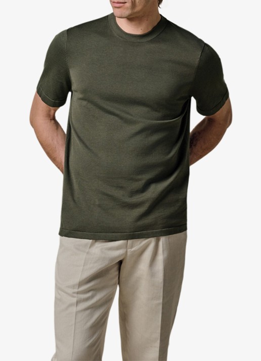 Profuomo T-shirt met ronde hals