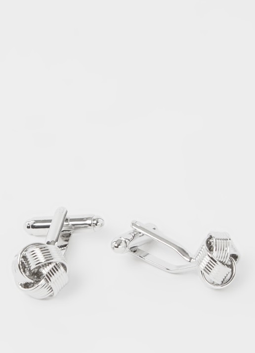 Profuomo Turkish Knot manchetknopen - detail zilver