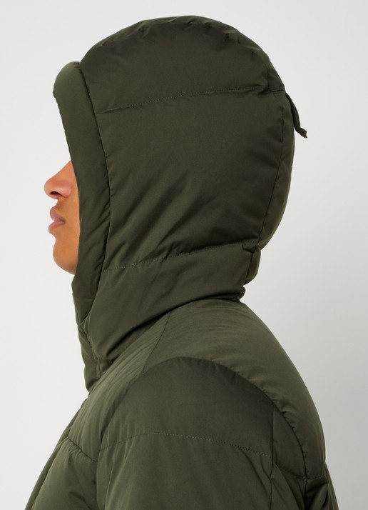 PS Paul Smith Puffer jack met donsvulling en steekzakken - detail 5 legergroen