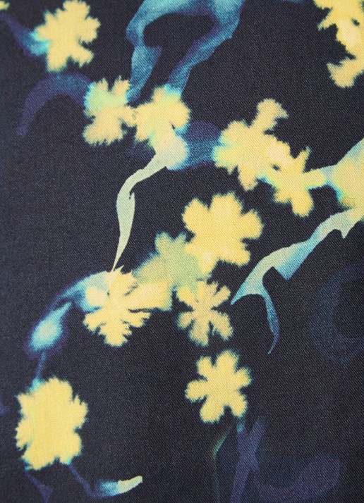 PS Paul Smith Tailored fit overhemd met print - detail 3 neongeel