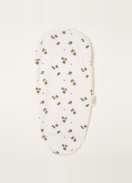 Puckababy Original mini slaapzak met print - achterkant 3 creme
