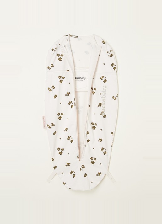 Puckababy Original mini slaapzak met print - voorkant 2 creme