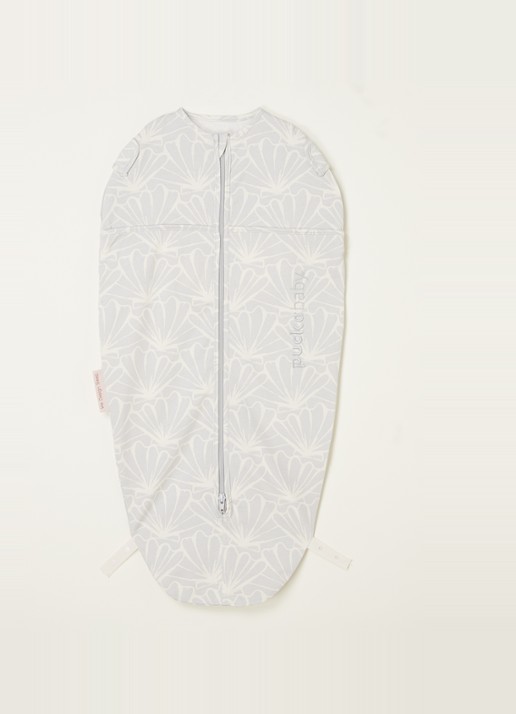 Puckababy Original mini slaapzak met print - voorkant lichtblauw