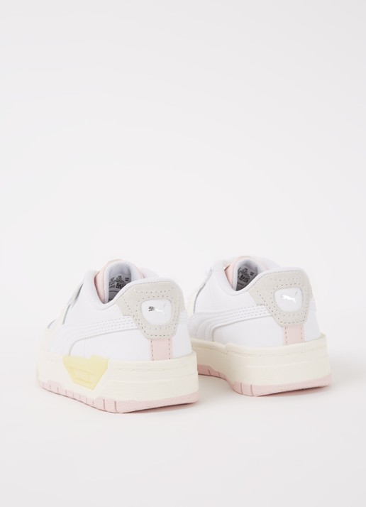Puma Cali Dream sneaker met leren details - detail 3 wit