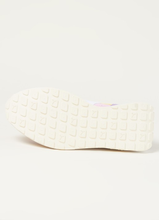 Puma Cruise Rider Silk Road sneaker met suède details - detail 3 roze