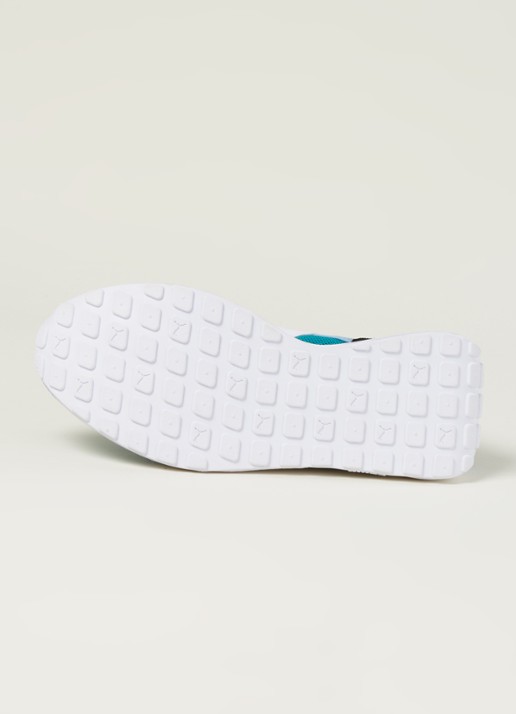 Puma Cruise Rider Silk Road sneaker met suède details - detail 4 blauw