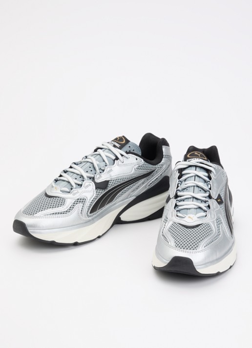 Puma Fade Nitro LS sneaker van mesh met metallic finish - detail 3 zilver