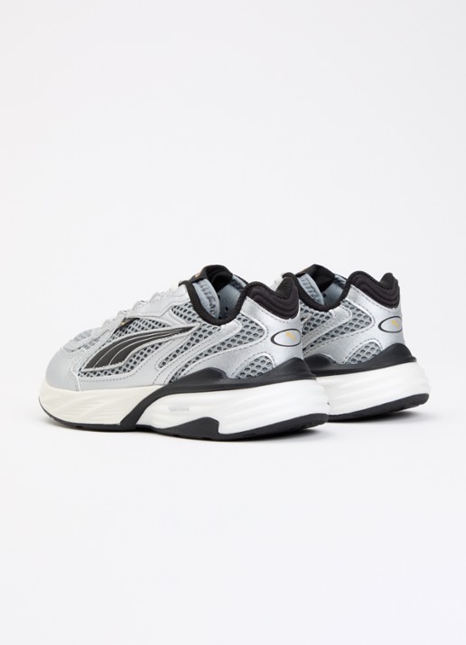 Puma Fade Nitro sneaker van mesh met logo - achterkant 3 zilver