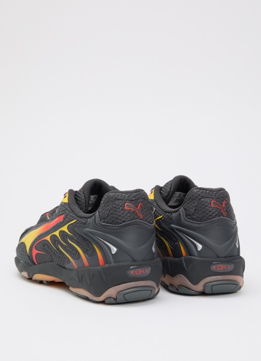 Puma Inhale sneaker van mesh  - achterkant 2 donkergrijs