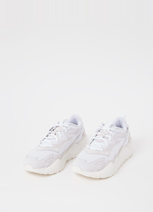 Puma RS-X Efekt sneaker met details van leer en nubuck - detail 3 wit