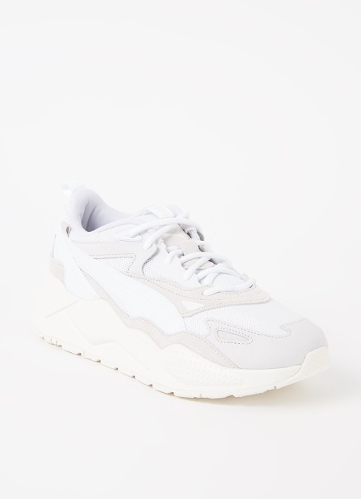 Puma RS-X Efekt sneaker met details van leer en nubuck - voorkant 2 wit