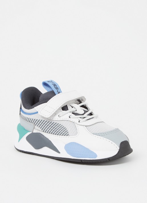 Puma RS-X sneaker met mesh details - voorkant 2 lichtgrijs